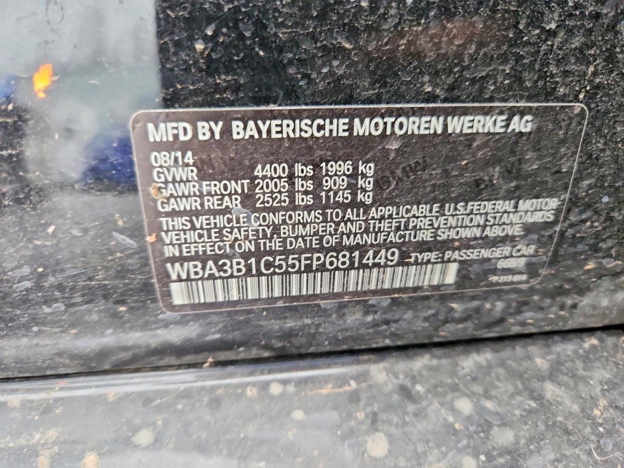 2015 BMW 320 I photo 37