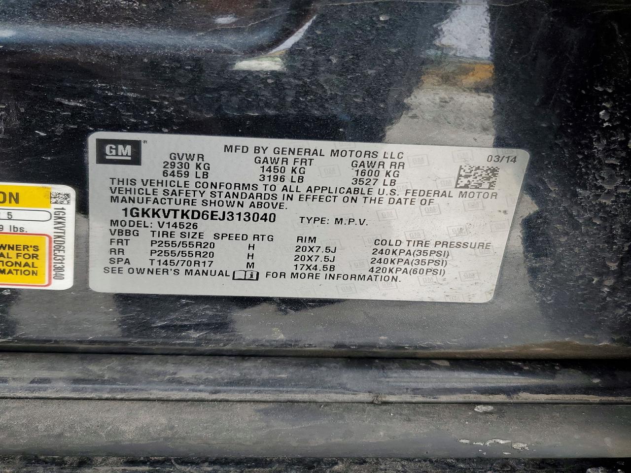 2014 GMC ACADIA DENALI photo 13