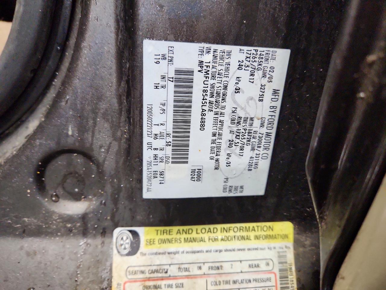 2005 FORD EXPEDITION EDDIE BAUER photo 14
