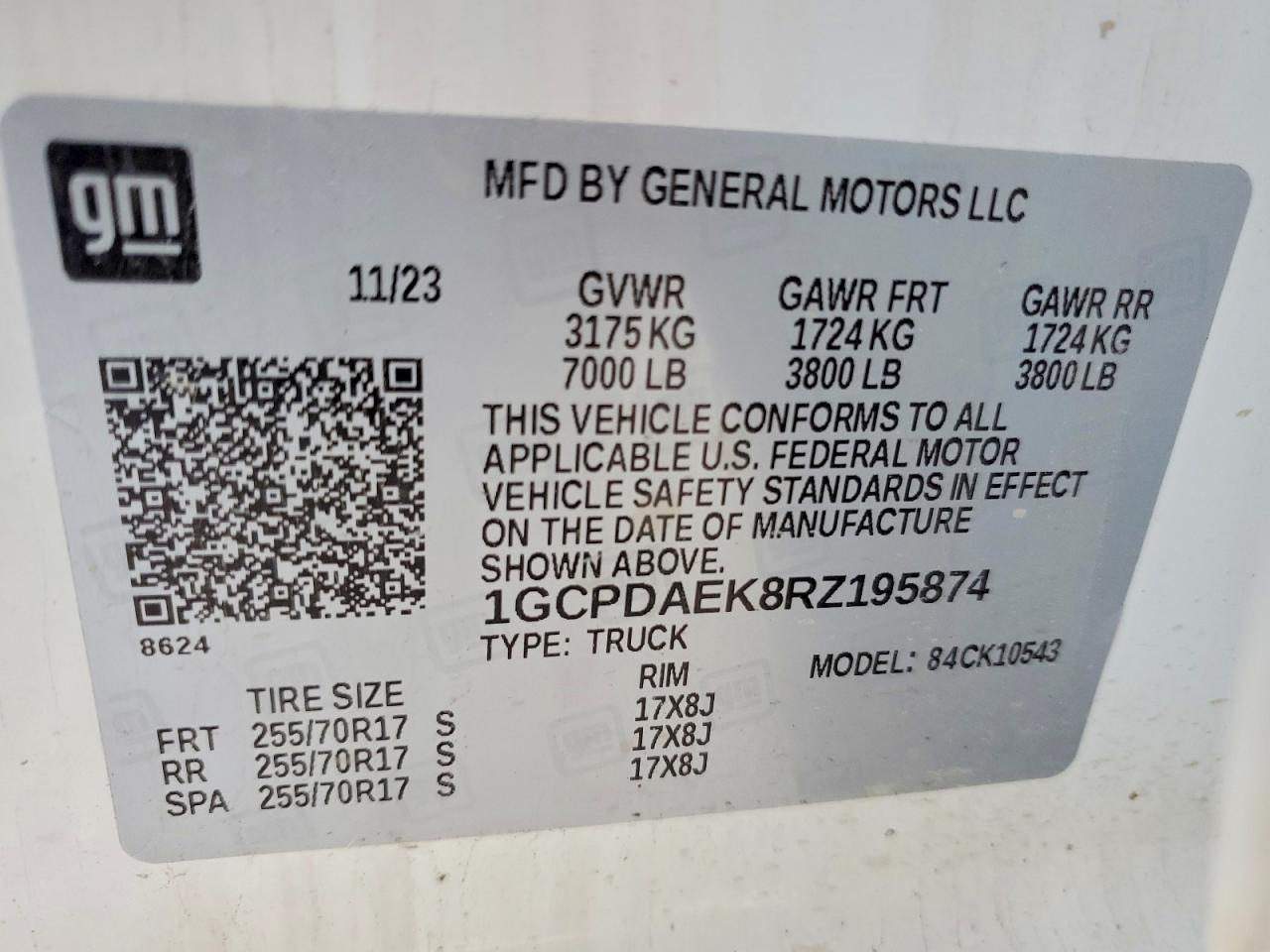 2024 CHEVROLET SILVERADO K1500 photo 23