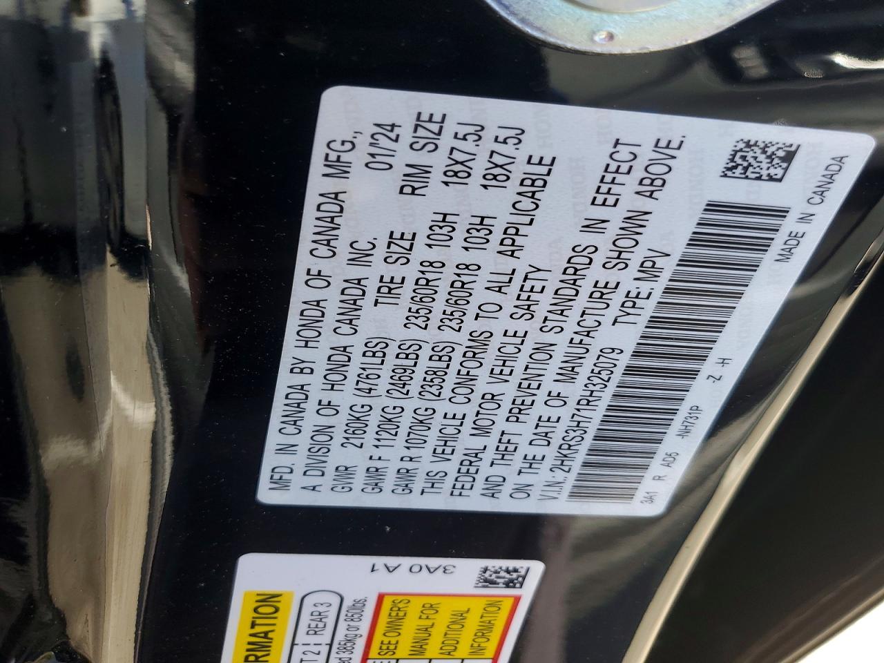 2024 HONDA CR-V EXL photo 37