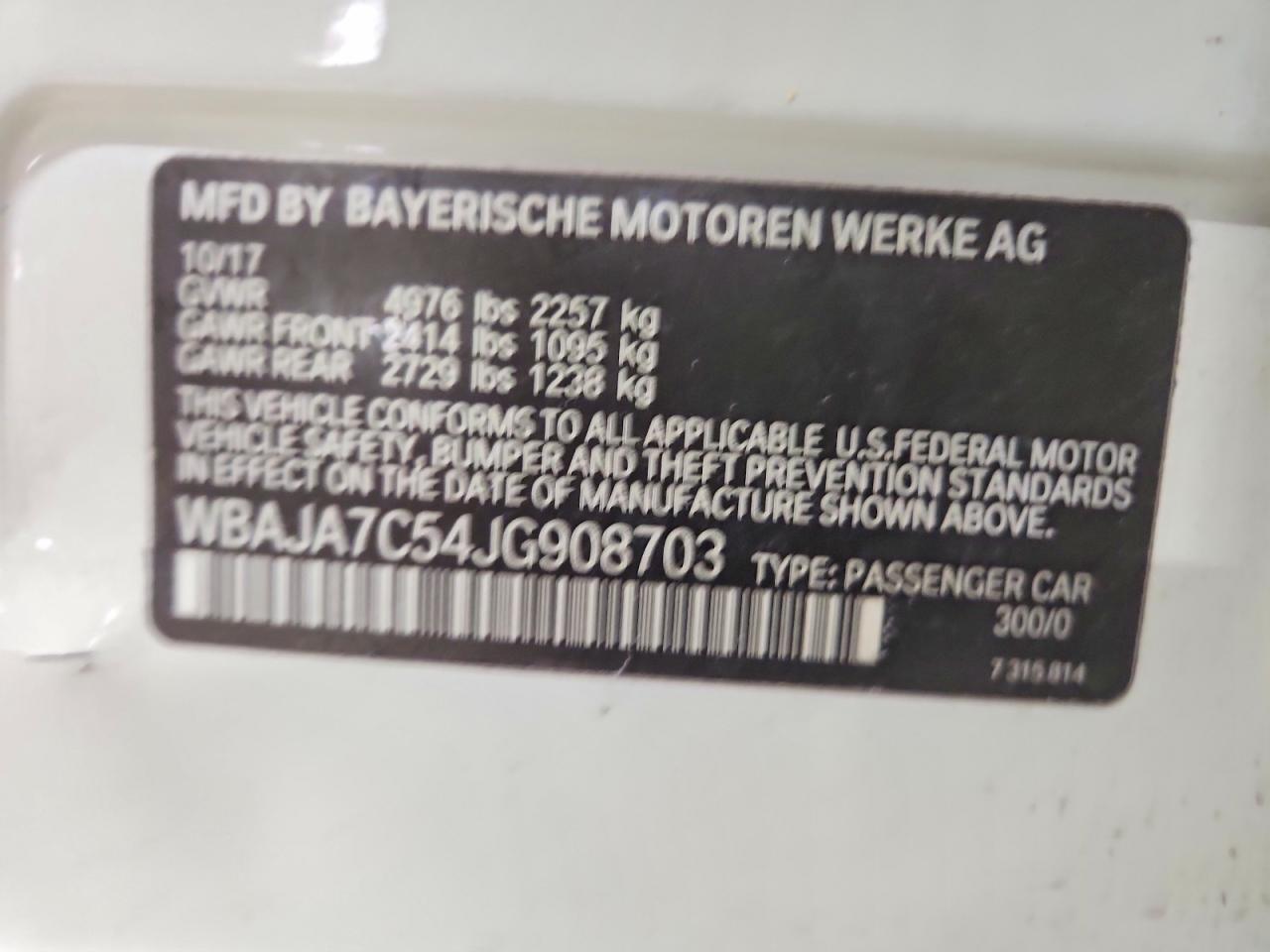 2018 BMW 530 XI photo 23