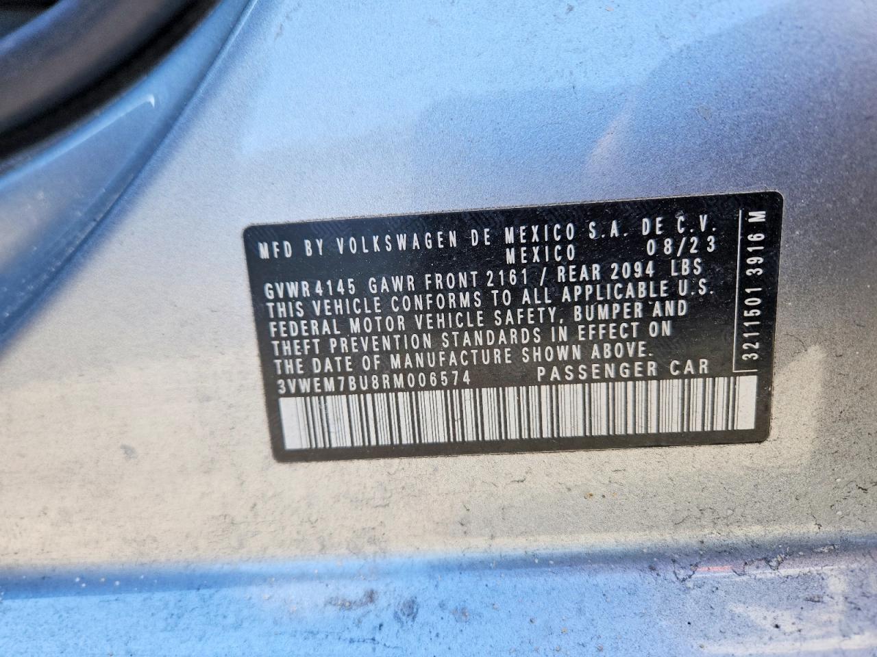 2024 VOLKSWAGEN JETTA SE photo 12