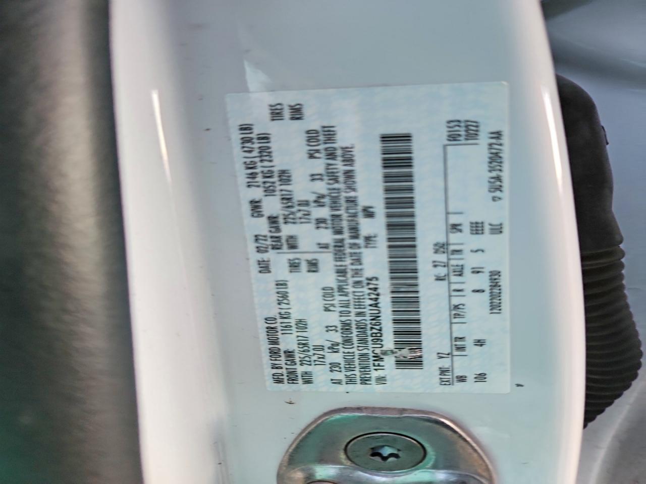 2022 FORD ESCAPE SE photo 12