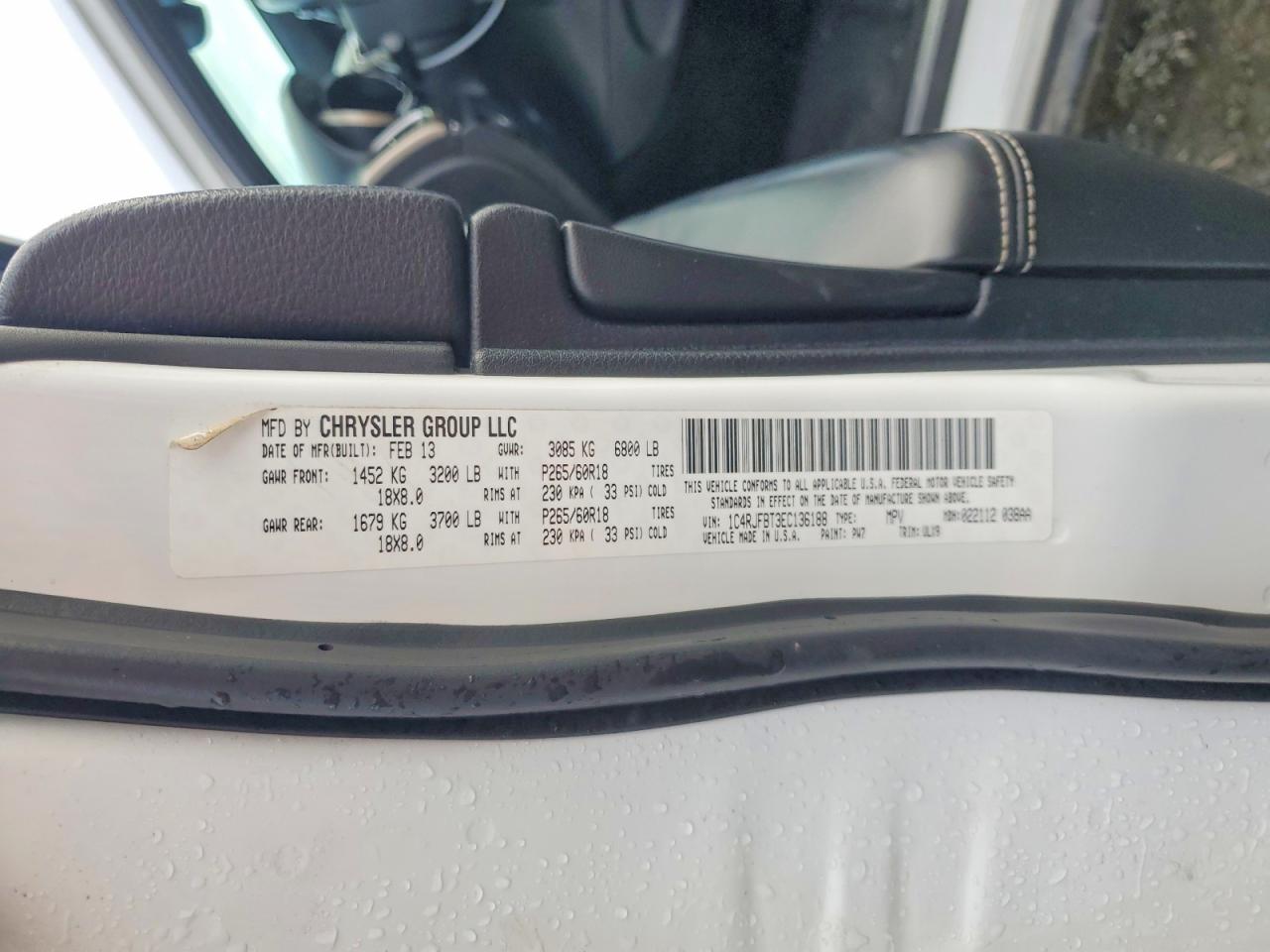 2014 JEEP GRAND CHEROKEE LIMITED photo 25