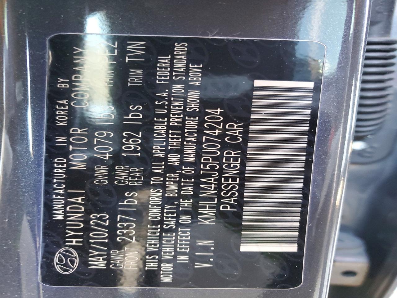 2023 HYUNDAI ELANTRA photo 23