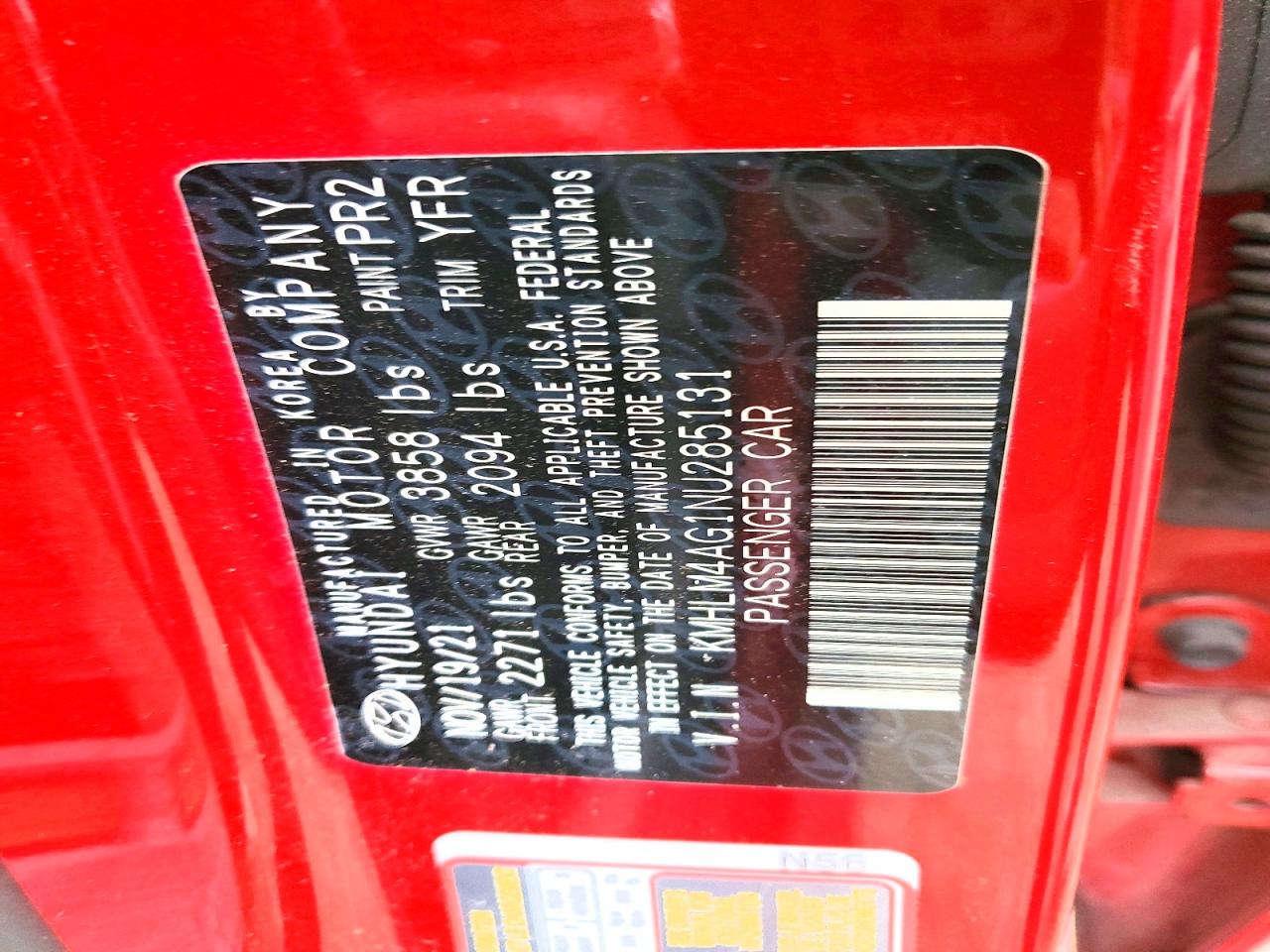 2022 HYUNDAI ELANTRA SEL photo 23