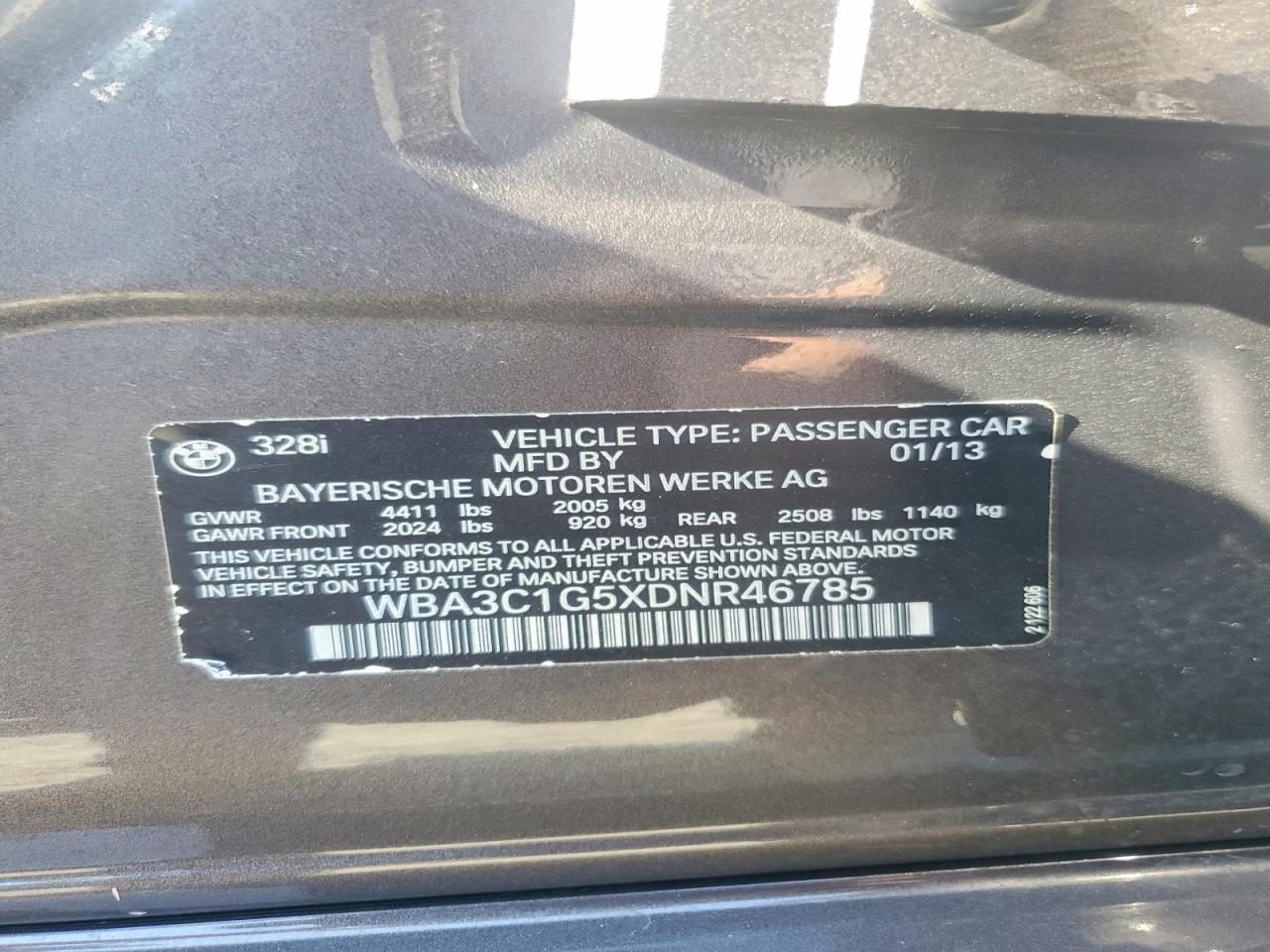 2013 BMW 328 I SULEV photo 23