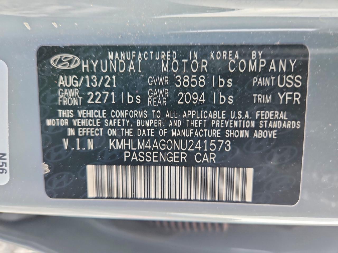 2022 HYUNDAI ELANTRA SEL photo 23