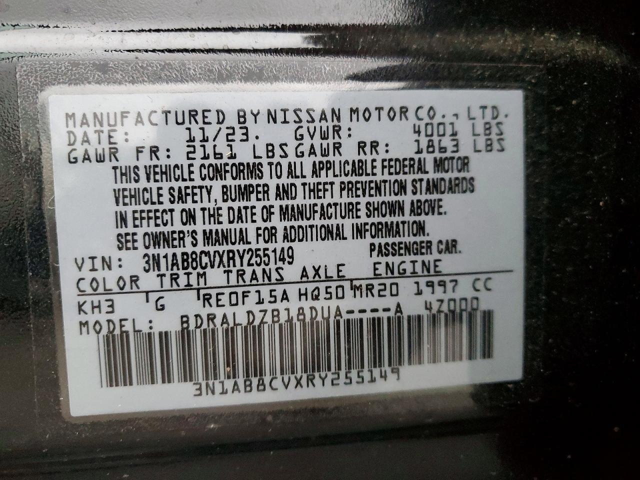 2024 NISSAN SENTRA SV photo 13