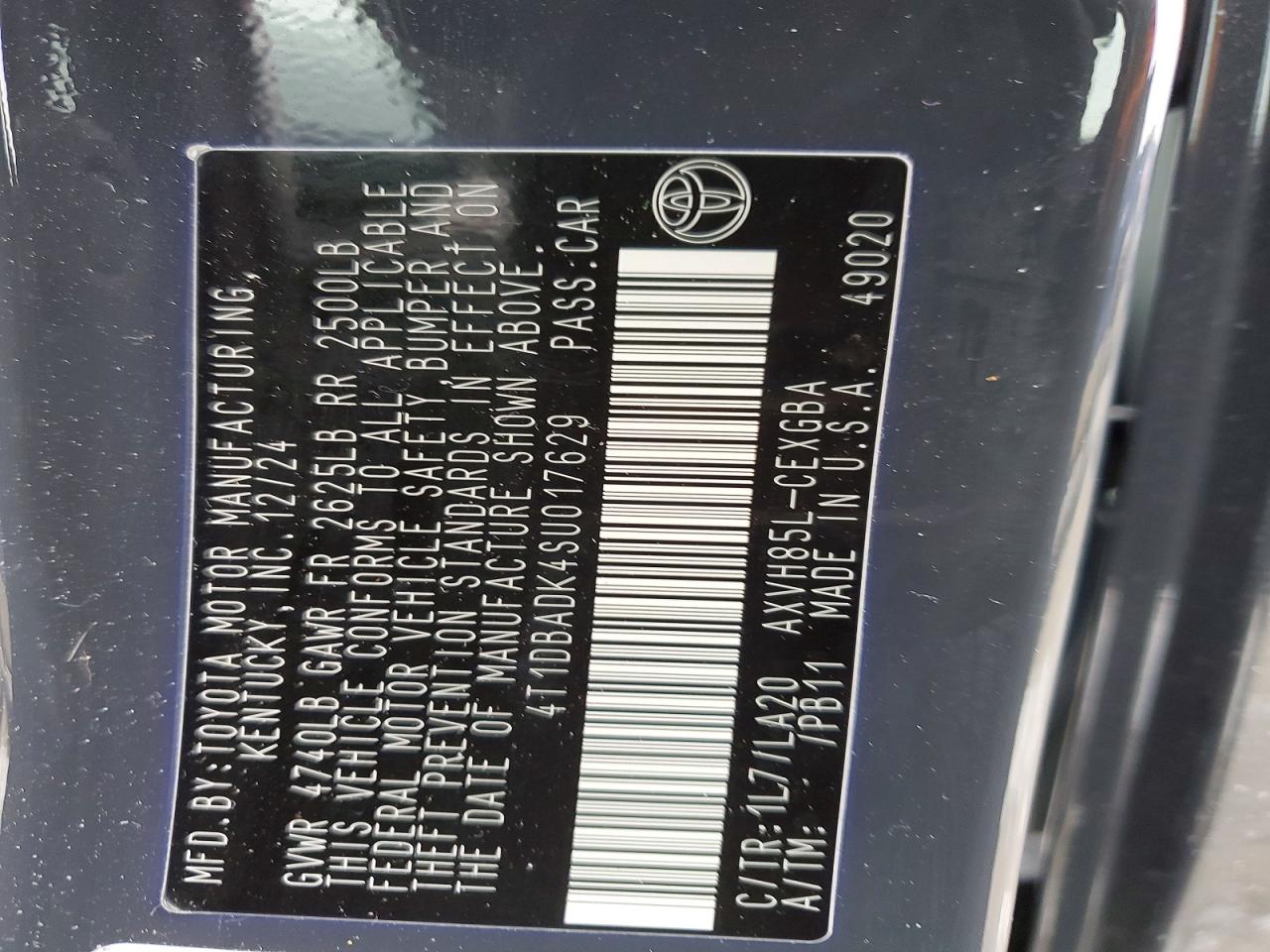 2025 TOYOTA CAMRY XSE photo 13