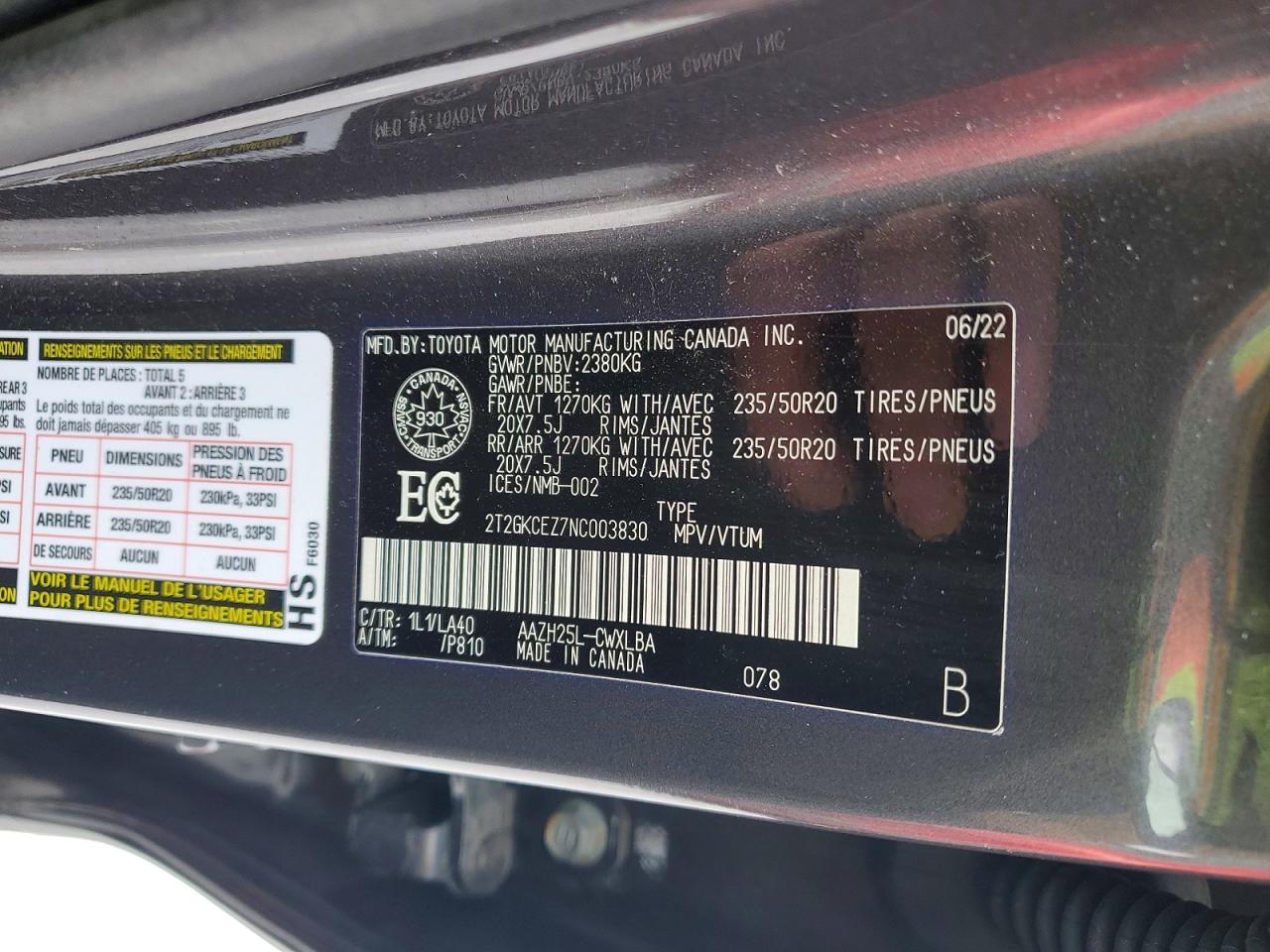 2022 LEXUS NX 350H photo 25