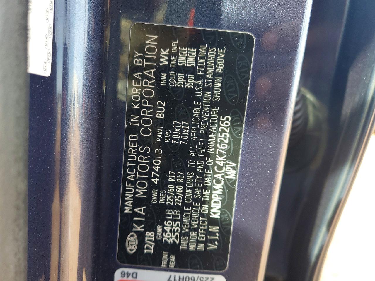 2019 KIA SPORTAGE LX photo 12