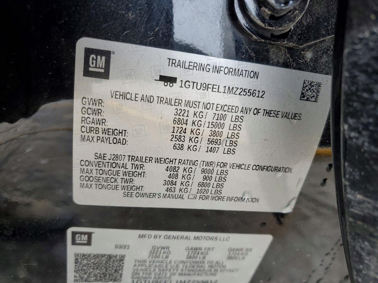 2021 GMC SIERRA K1500 DENALI photo 23