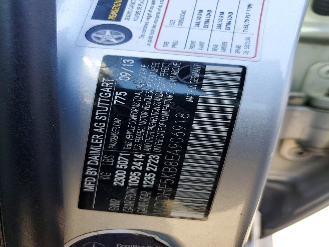 2014 MERCEDES-BENZ E 350 photo 23