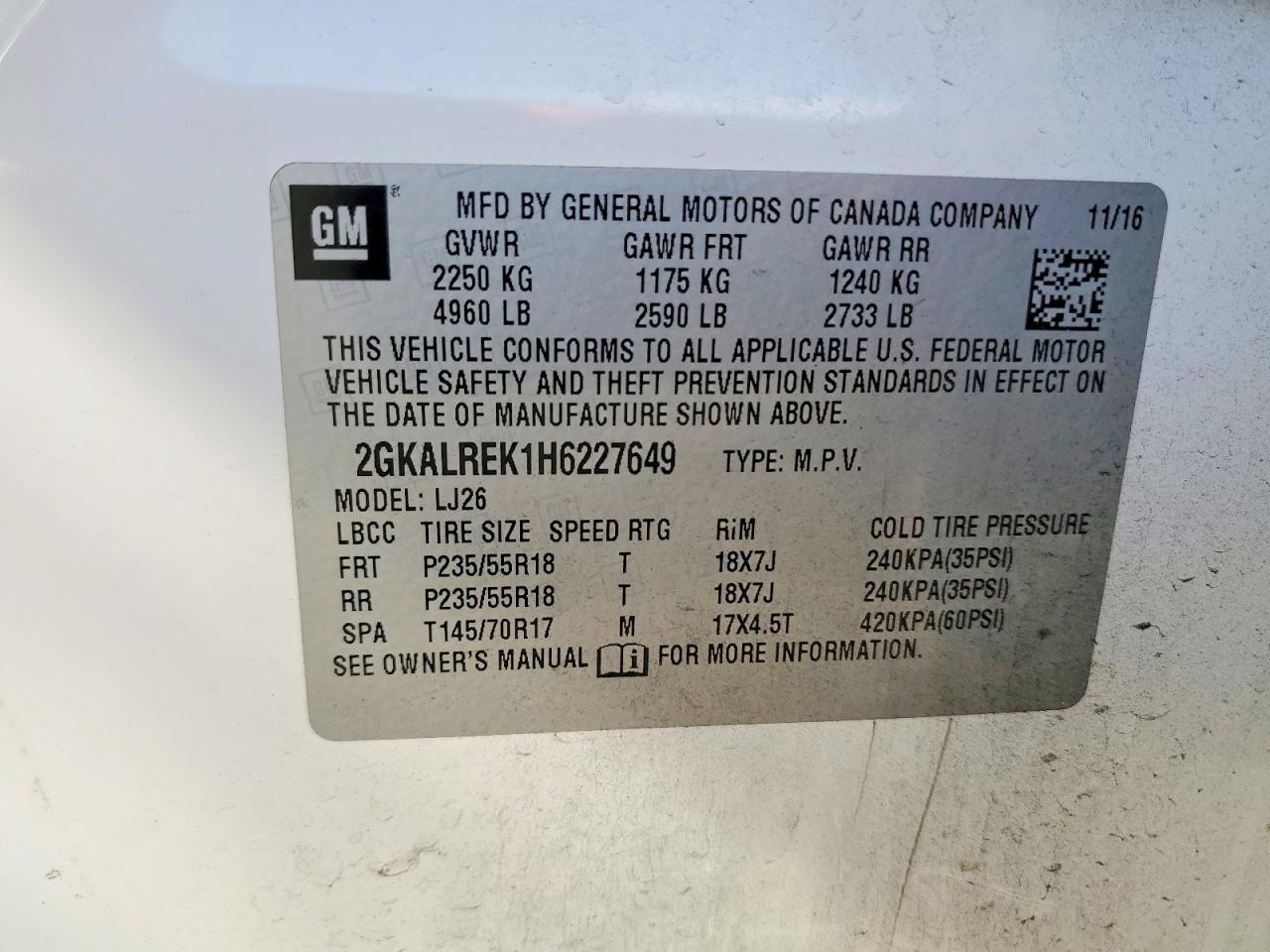 2017 GMC TERRAIN DENALI photo 13