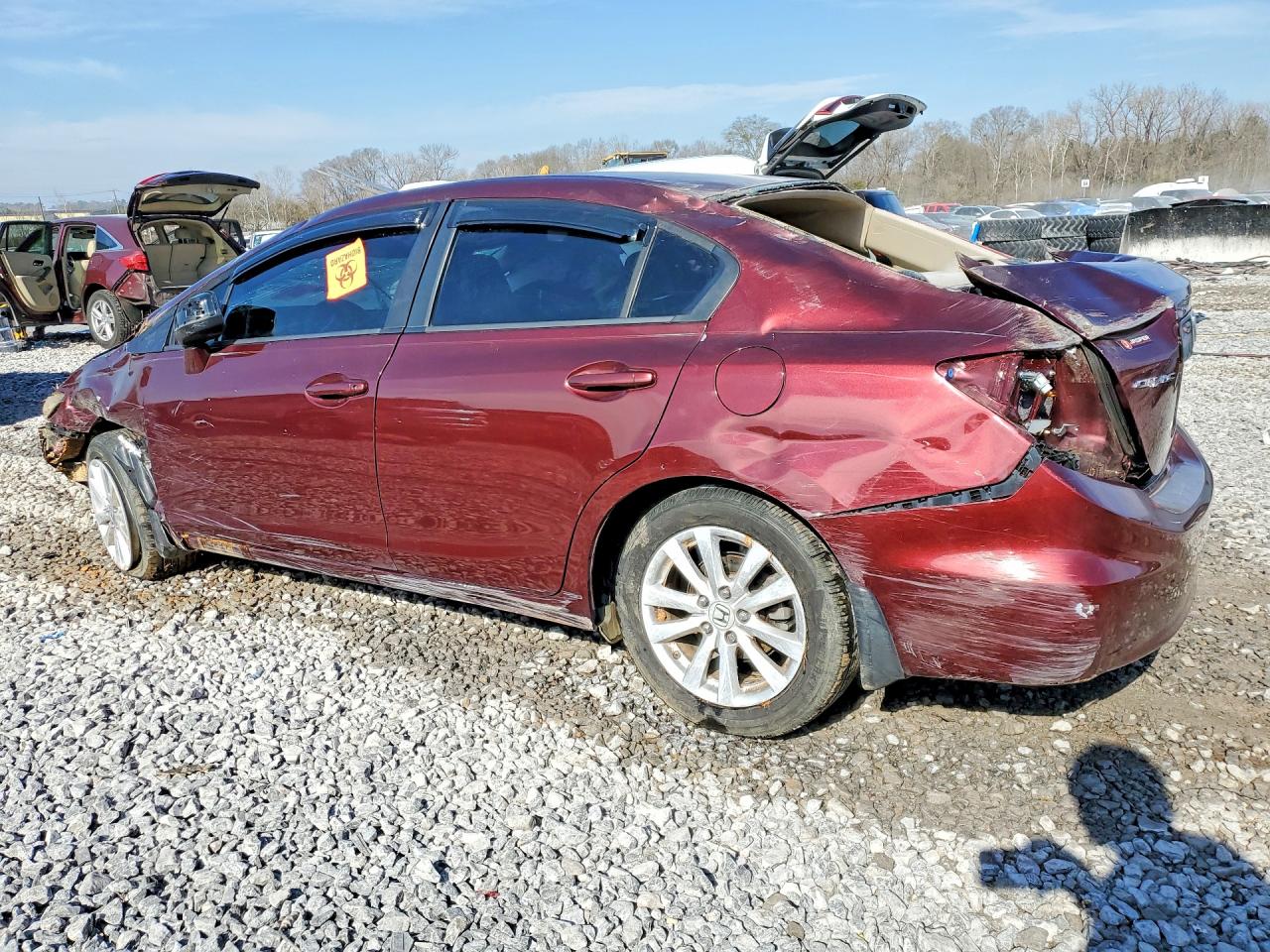 2012 HONDA CIVIC EX photo 3