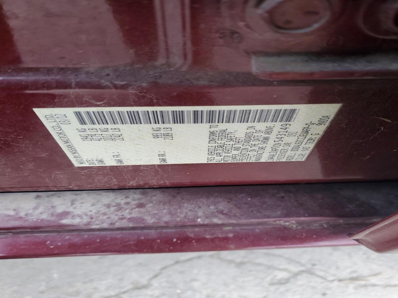 2012 NISSAN ALTIMA BASE photo 23