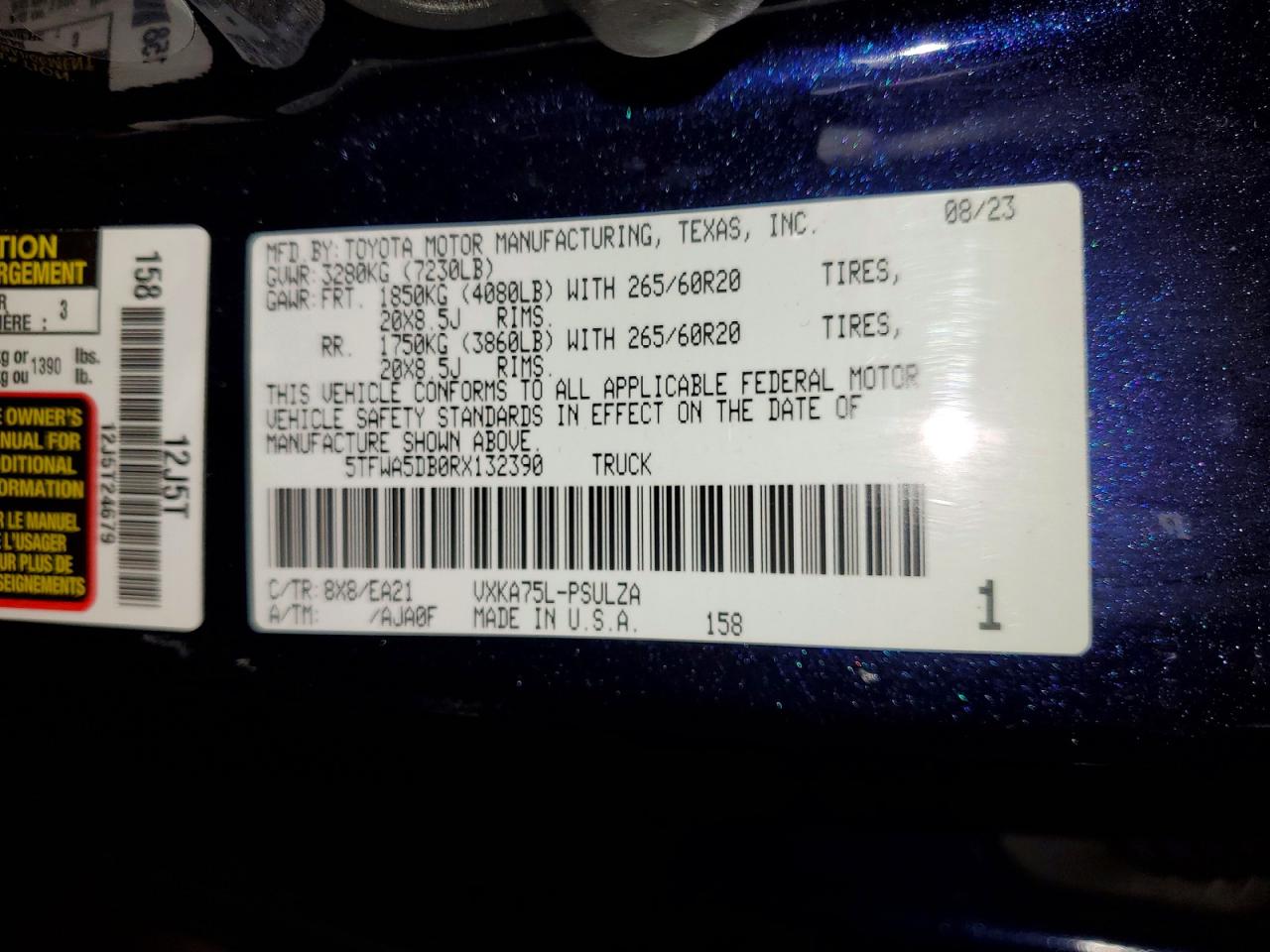2024 TOYOTA TUNDRA CREWMAX LIMITED photo 25