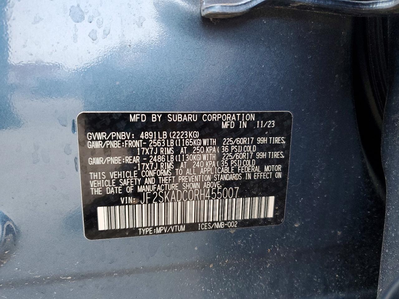2024 SUBARU FORESTER PREMIUM photo 13