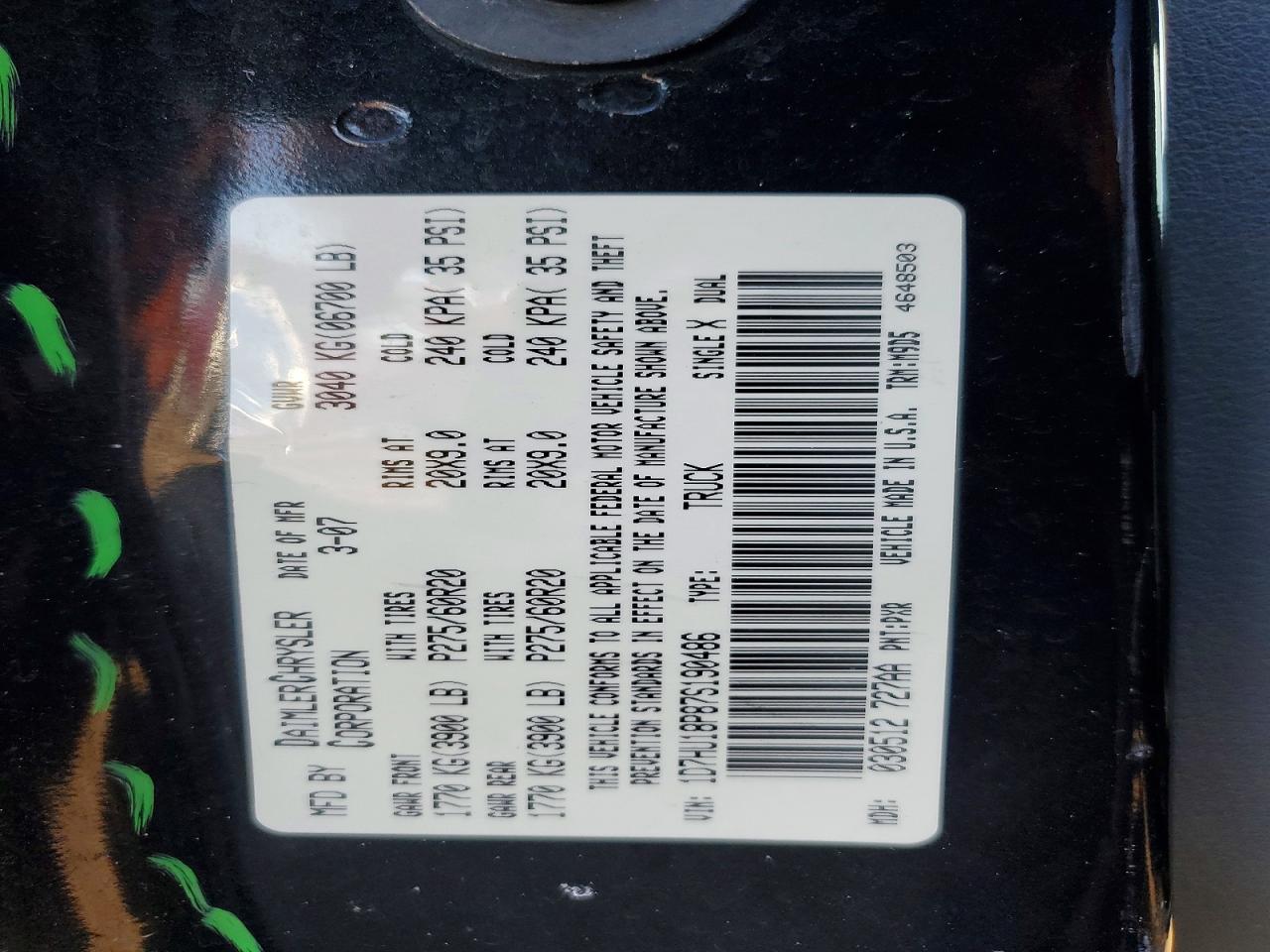 2007 DODGE RAM 1500 ST photo 23