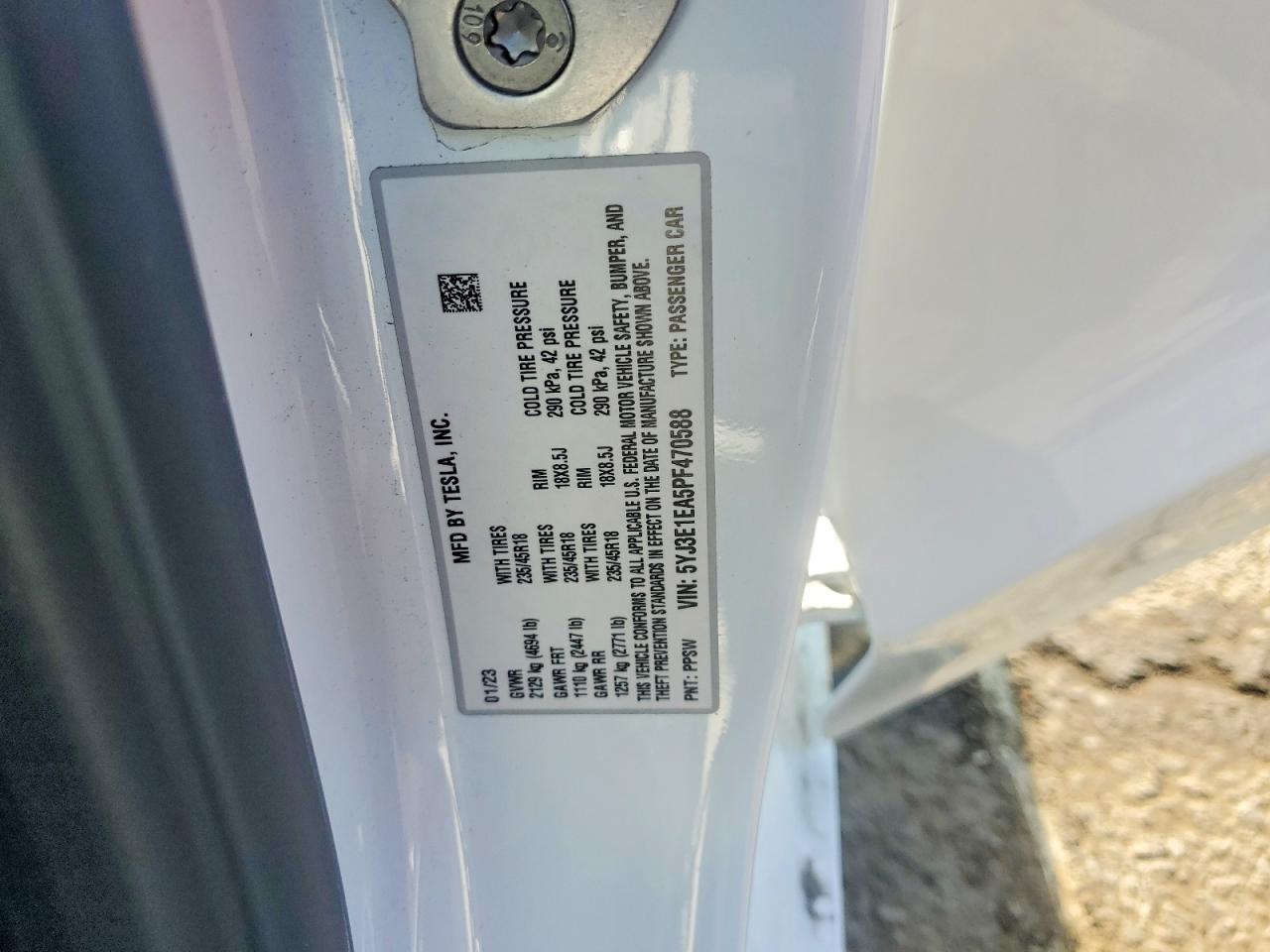 2023 TESLA MODEL 3 photo 23