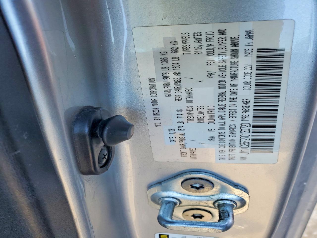 2007 MAZDA MX-5 MIATA photo 12