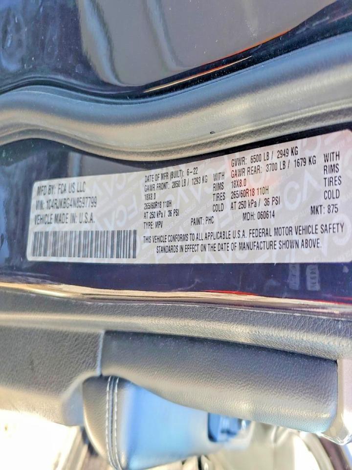 2022 JEEP GRAND CHEROKEE L LIMITED photo 25