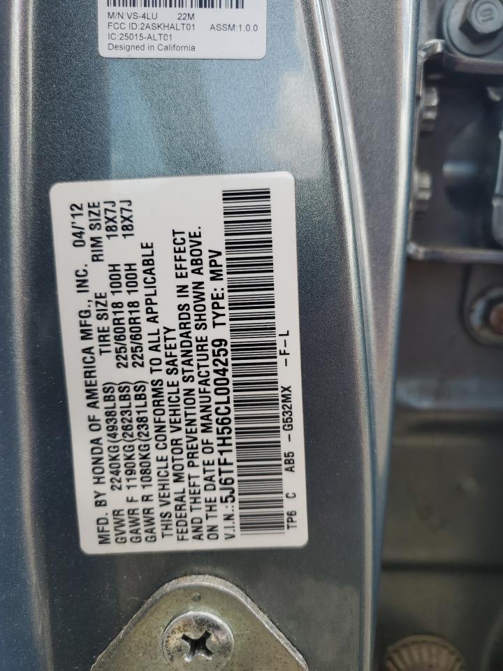 2012 HONDA CROSSTOUR EXL photo 25