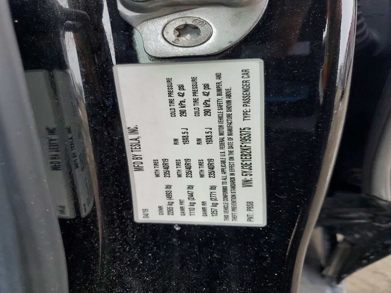 2019 TESLA MODEL 3 photo 23