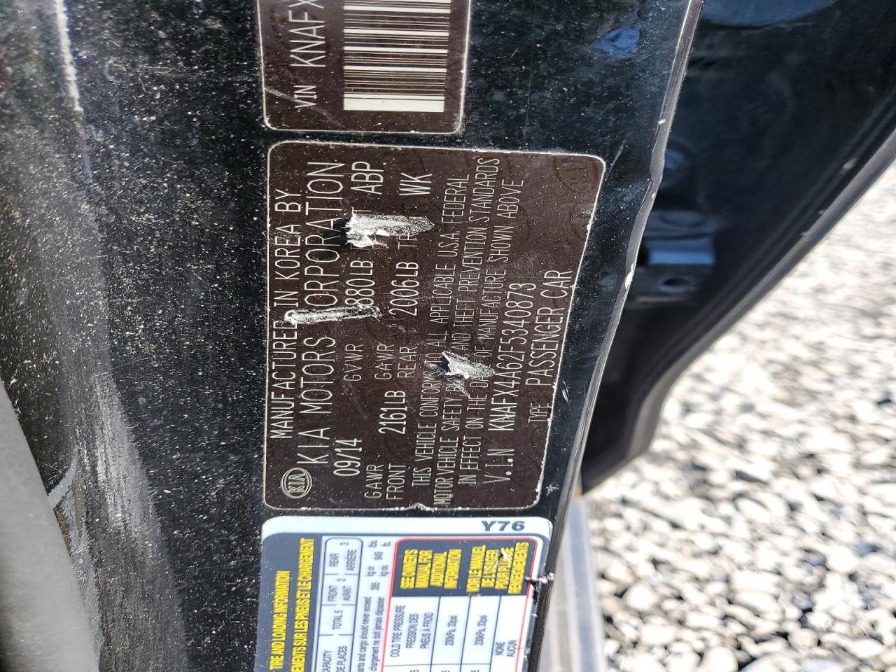 2015 KIA FORTE LX photo 12