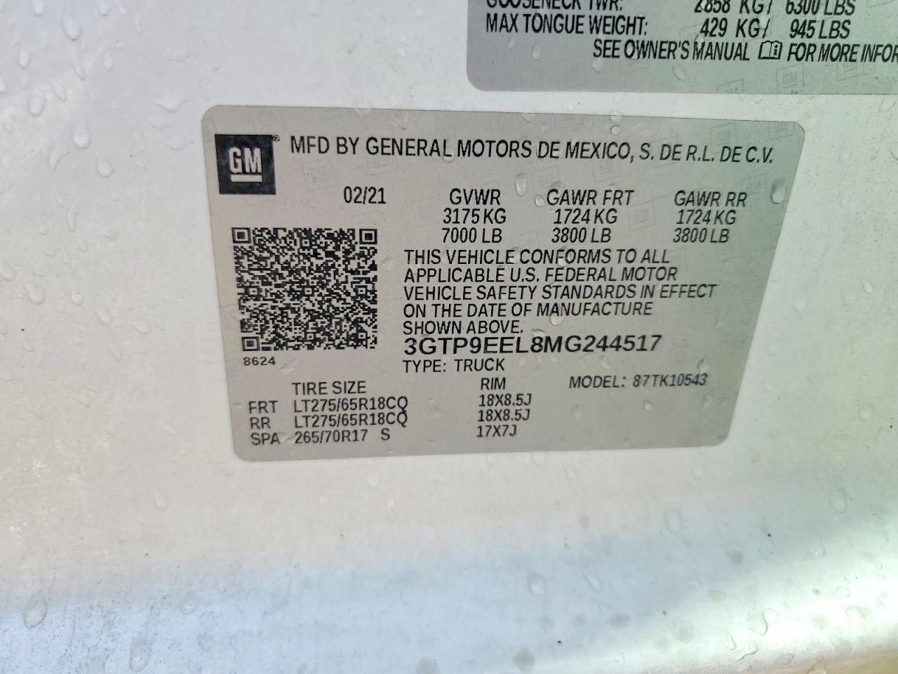 2021 GMC SIERRA K1500 AT4 photo 13
