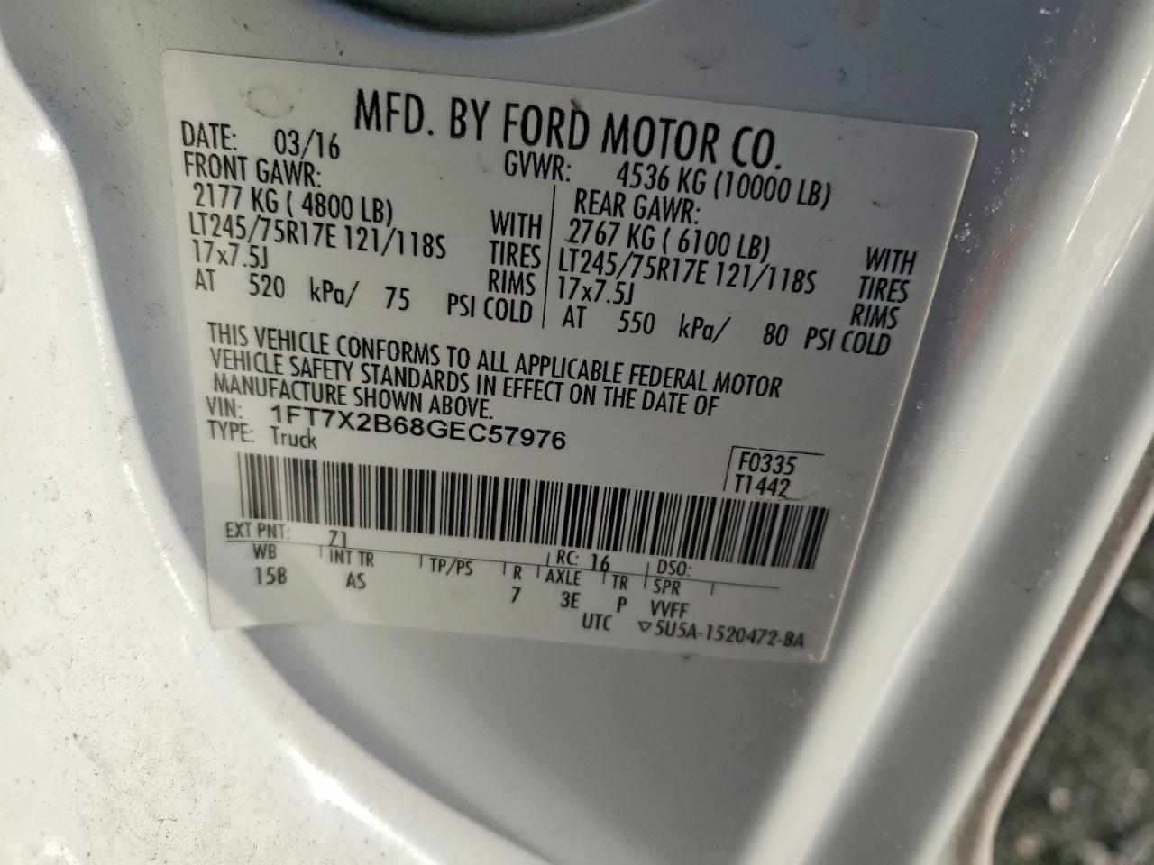 2016 FORD F250 SUPER DUTY photo 23