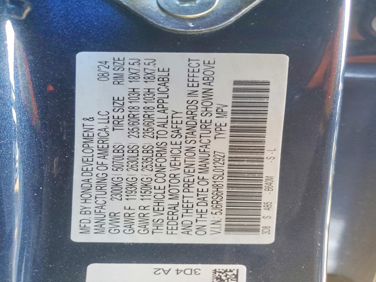 2025 HONDA CR-V SPORT-L photo 25