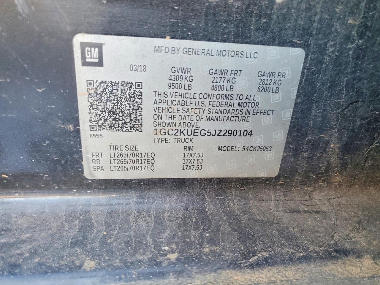 2018 CHEVROLET SILVERADO K2500 HEAVY DUTY photo 23
