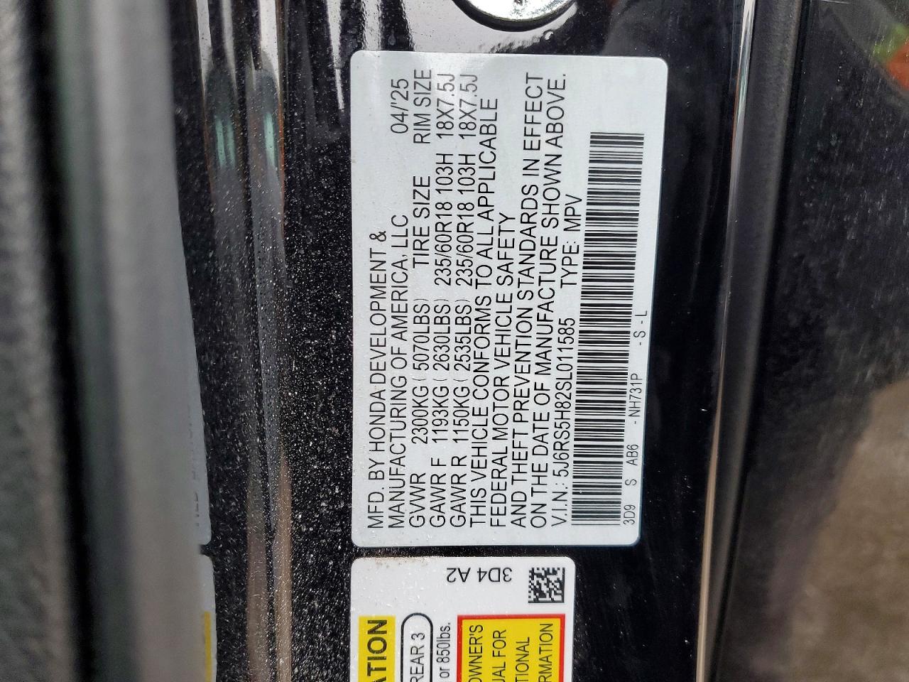 2025 HONDA CR-V SPORT-L photo 12