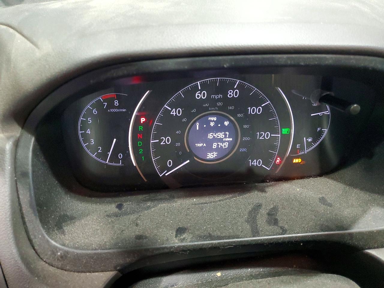 2014 HONDA CR-V EXL photo 9