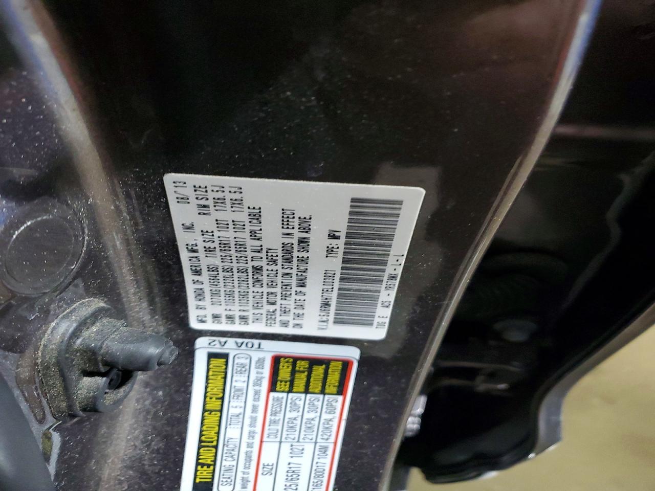 2014 HONDA CR-V EXL photo 13