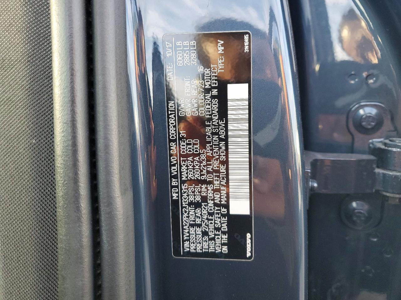 2018 VOLVO XC90 T6 photo 40