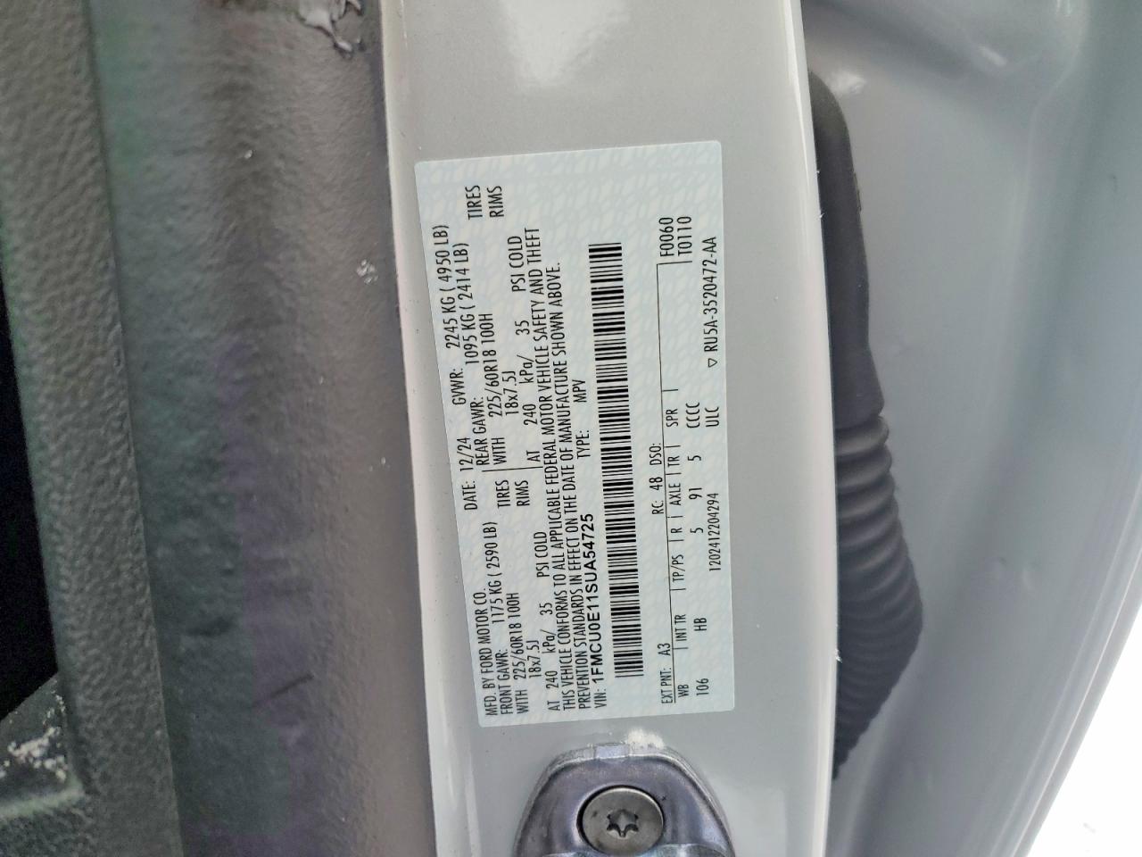 2025 FORD ESCAPE photo 25