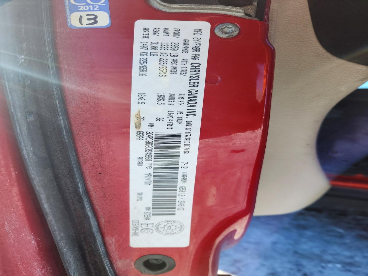 2012 DODGE GRAND CARAVAN SE photo 34