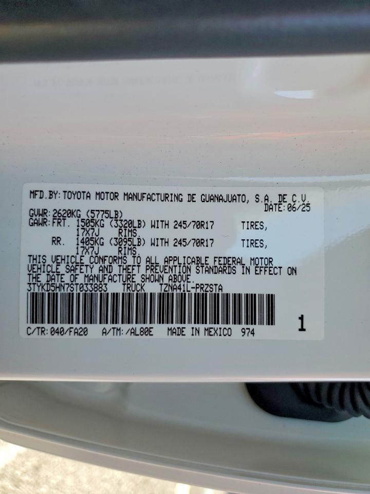 2025 TOYOTA TACOMA DOUBLE CAB photo 25
