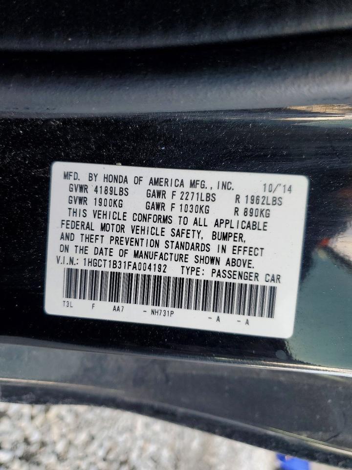 2015 HONDA ACCORD LX-S photo 37