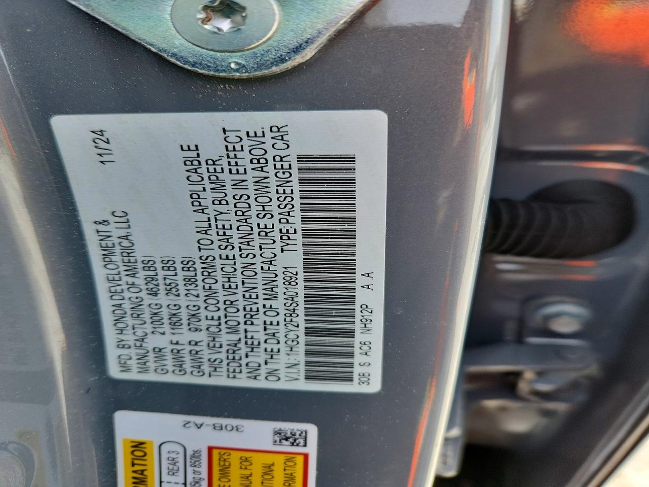 2025 HONDA ACCORD TOURING HYBRID photo 23
