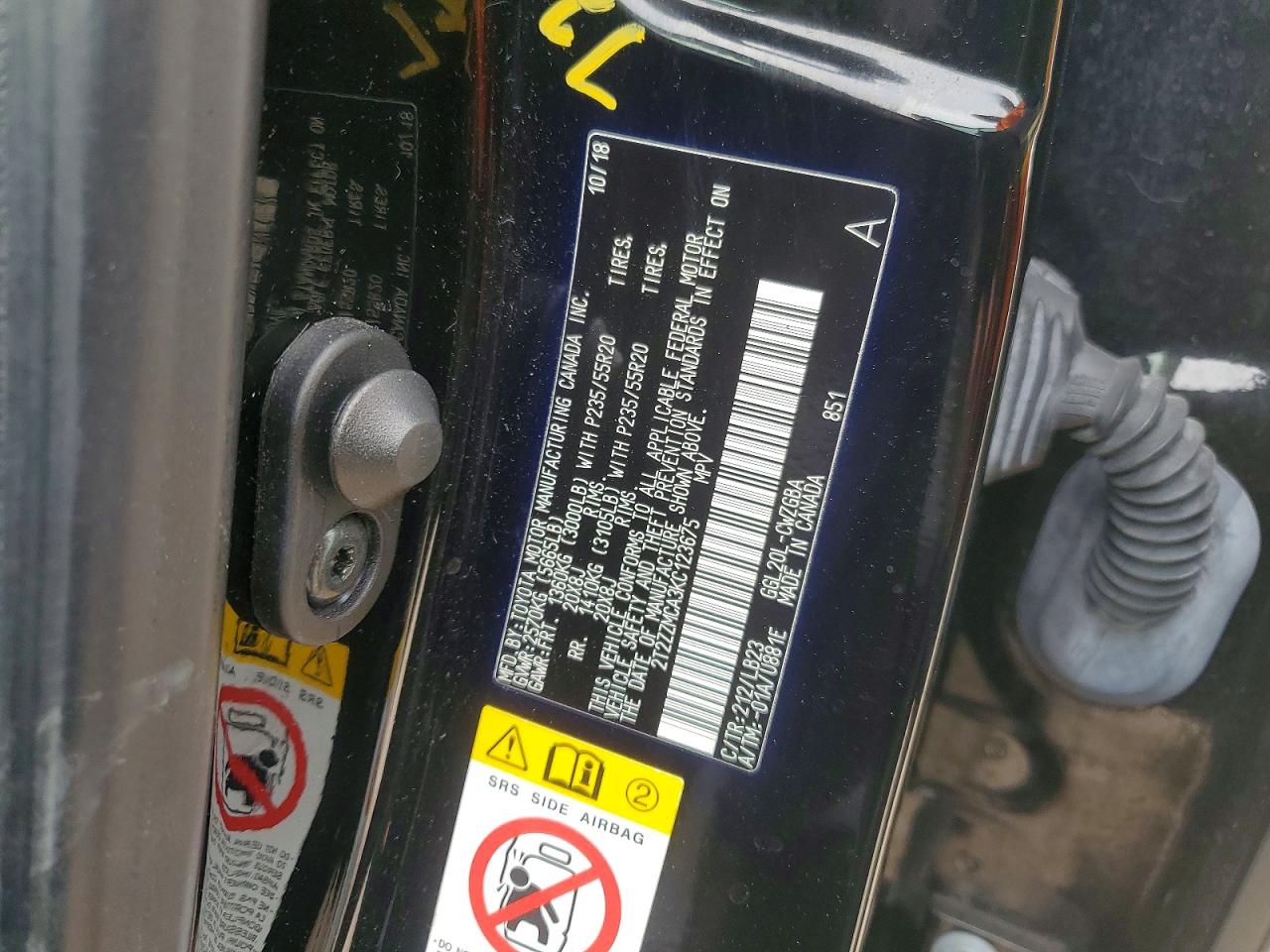 2019 LEXUS RX 350 BASE photo 25