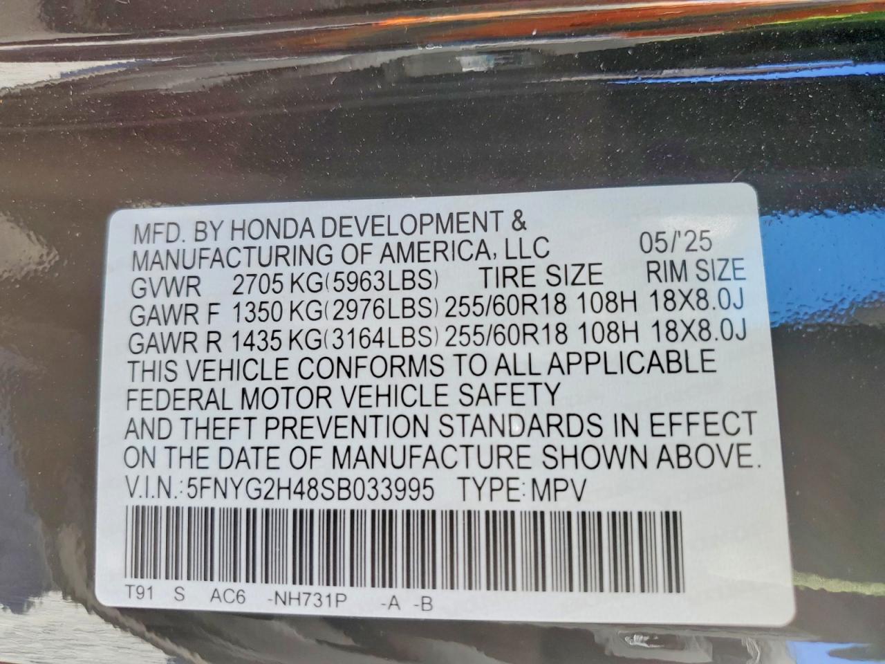 2025 HONDA PILOT EXL photo 37