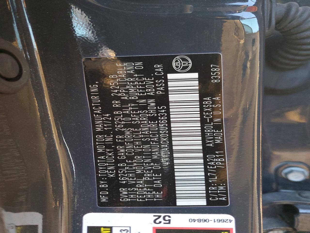 2025 TOYOTA CAMRY XSE photo 12