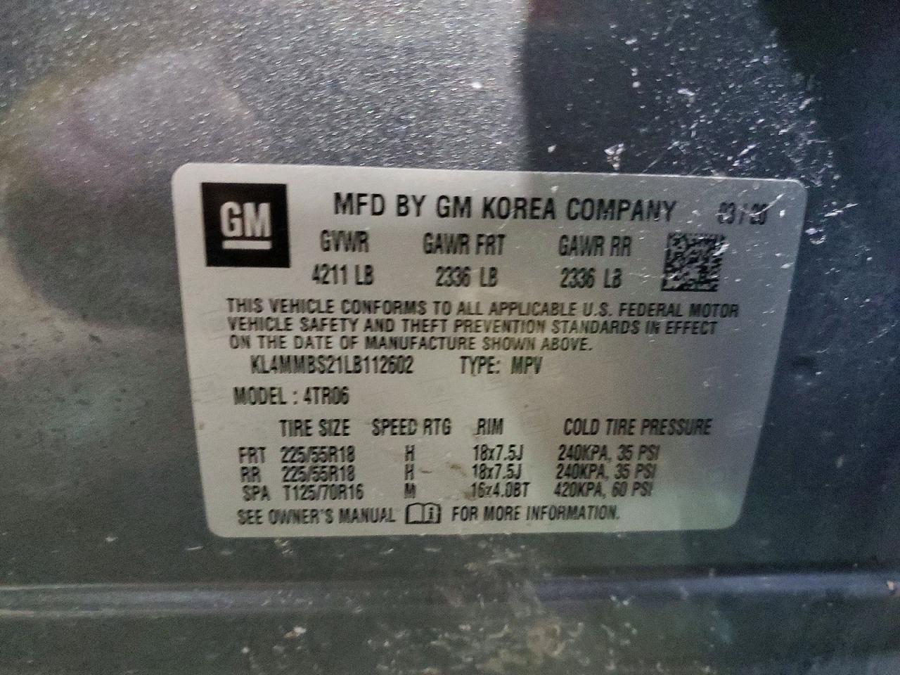 2020 BUICK ENCORE GX PREFERRED photo 13