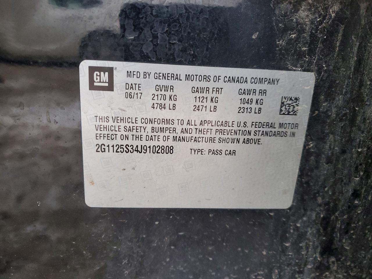 2018 CHEVROLET IMPALA PREMIER photo 23