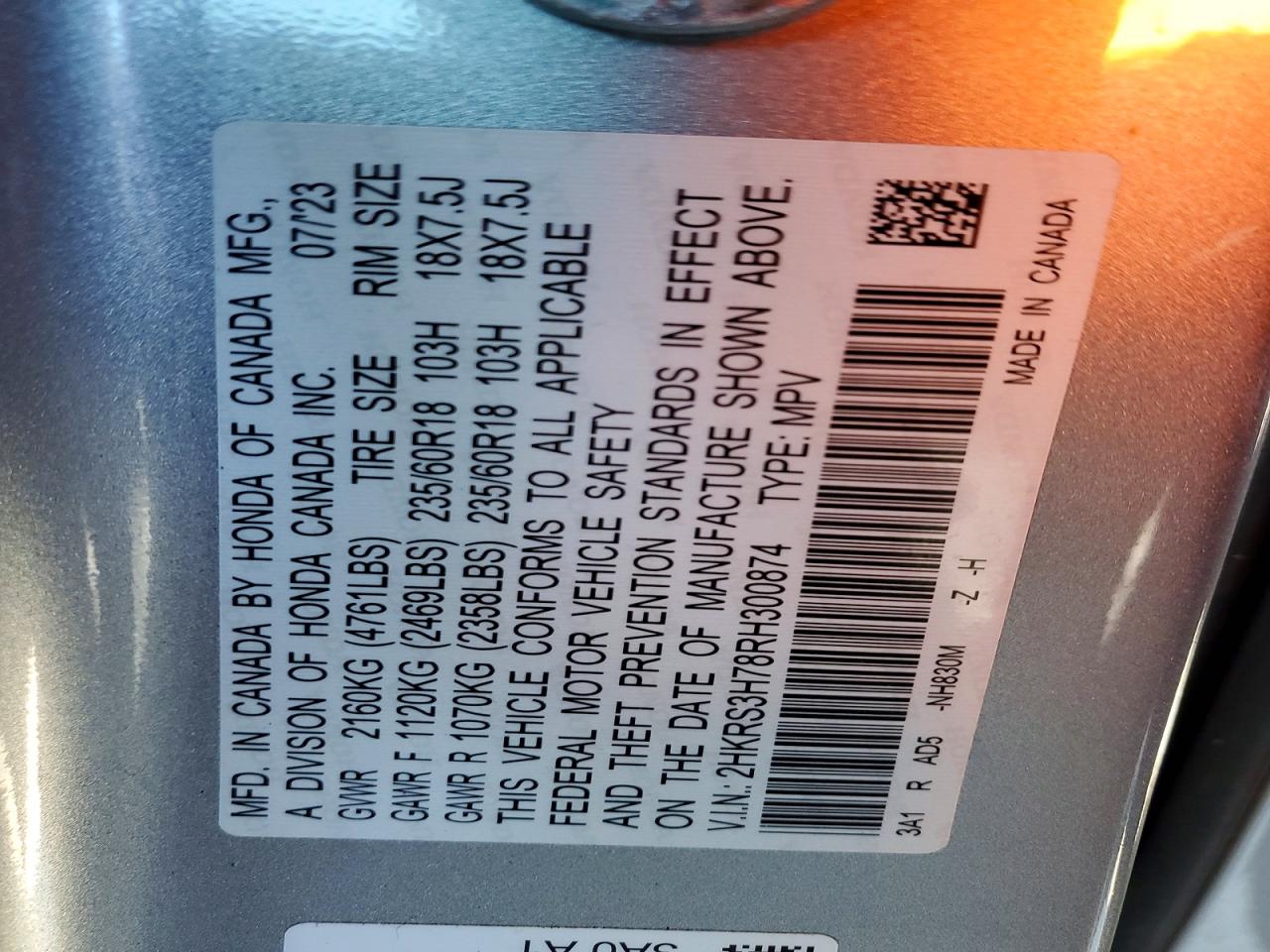 2024 HONDA CR-V EXL photo 25